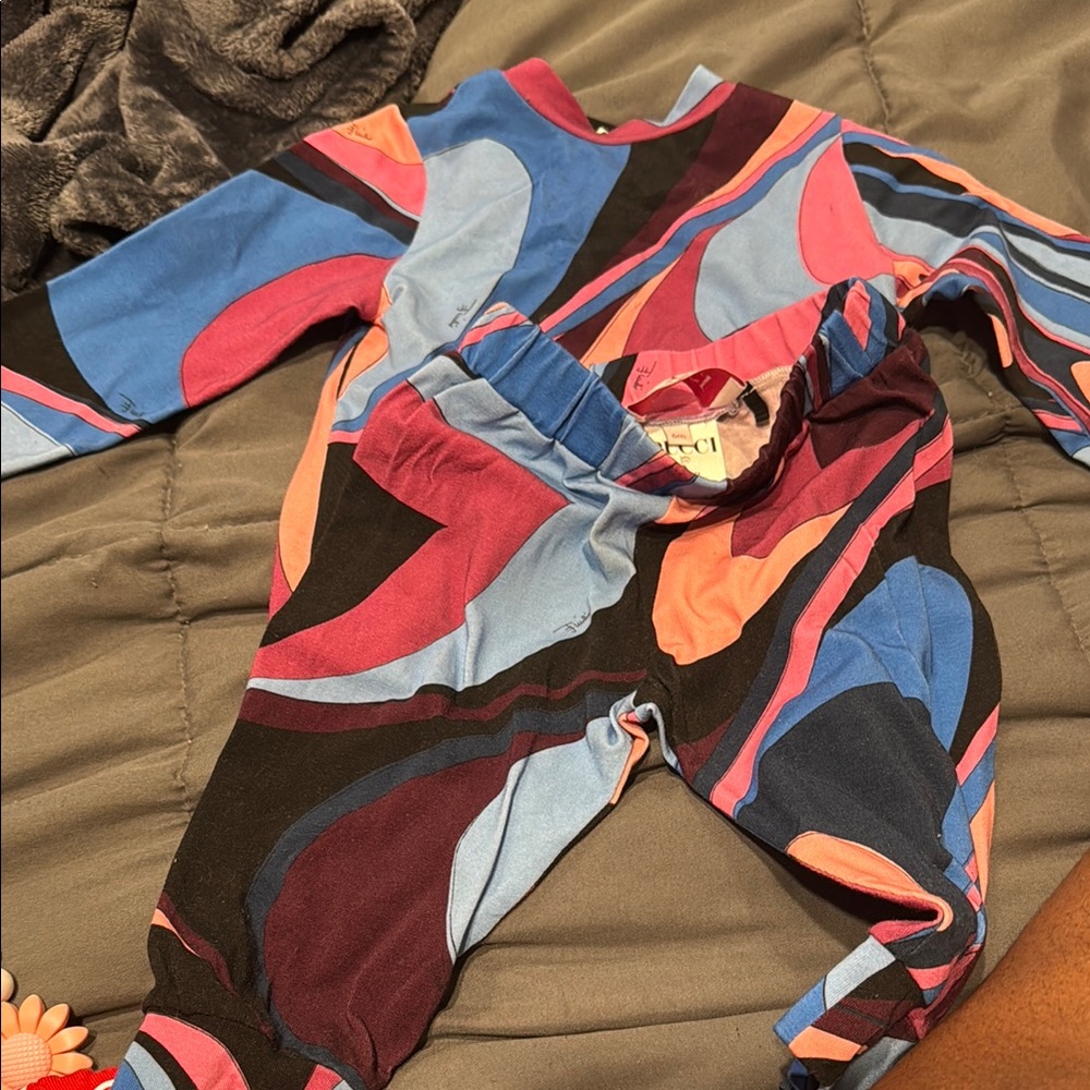 Colorful Abstract Baby Outfit
